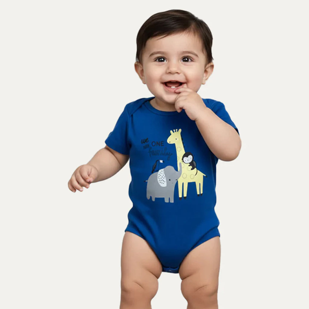 5 Colors Giraffe Print Half Body Romper For Summers