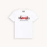 Load image into Gallery viewer, WHITE &quot;UNLIMITED&quot; PRINT T-SHIRT FOR MEN

