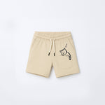Load image into Gallery viewer, BEIGE CAT PRINT SHORTS FOR UNISEX
