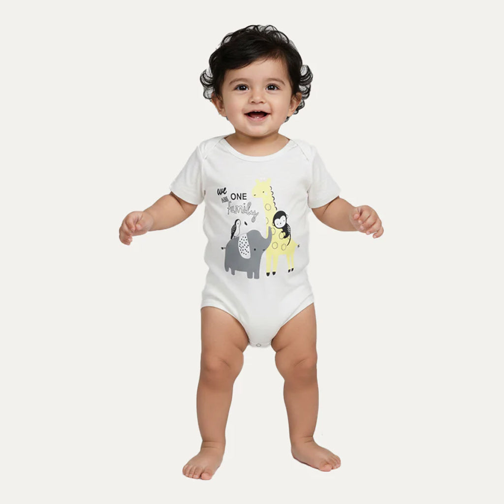 5 Colors Giraffe Print Half Body Romper For Summers
