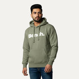 Bench Olive Green Hoodie For Mens