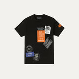 BLACK "DO YOUR JOBS" PRINT T-SHIRT FOR MEN