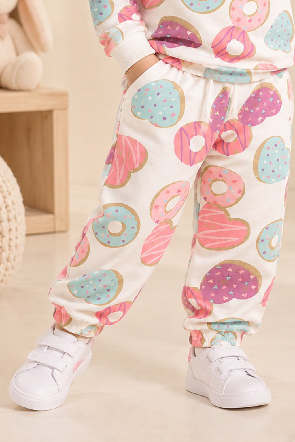 White Donut Cozy Luxe Pajama Main image