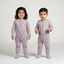 PINK CHEETAH PRINT COTTON JERSY FABRIC FULL BODY FULL SLEEVES ROMPER