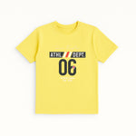 Load image into Gallery viewer, YELLOW &quot;06&quot; PRINT T-SHIRT FOR MEN
