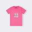PINK BEAUTIFUL PRINT T-SHIRT FOR WOMEN