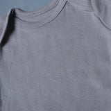 NEW GREY PLAIN HALF BODY HALF SLEEVES ROMPER