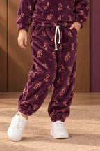 Purple Flowers Cozy Luxe Pajama