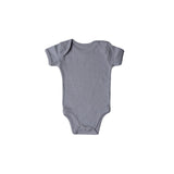 NEW GREY PLAIN HALF BODY HALF SLEEVES ROMPER