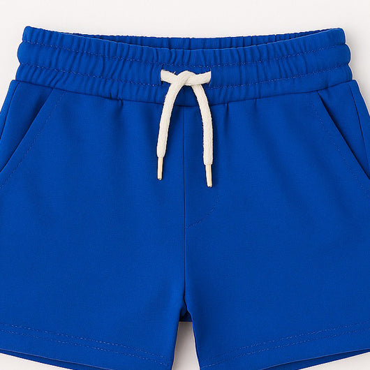 ROYAL BLUE PLAIN SHORTS FOR UNISEX Secondary image