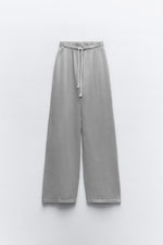 Load image into Gallery viewer, HAZEL GREY STRAIGHT FIT JOGGING TROUSER FOR WOMEN
