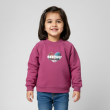 Purple Heart Fleece Fabric Sweatshirt