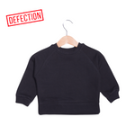Load image into Gallery viewer, BLACK PLAIN BAGGY STYLE SWEATSHIRT
