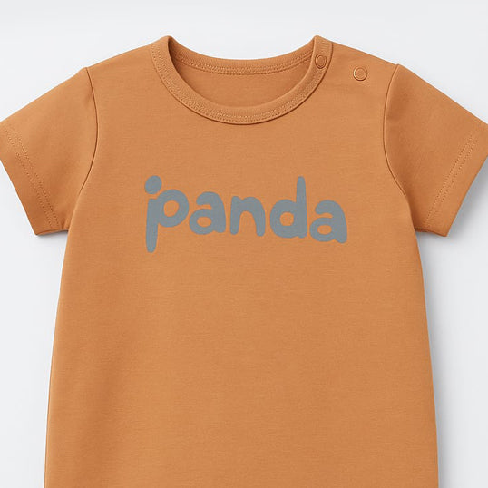 RUSTY PANDA PRINT HALF BODY ROMPER Secondary image