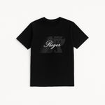 Load image into Gallery viewer, BLACK &quot;R ROGER&quot; PRINT T-SHIRT FOR MEN
