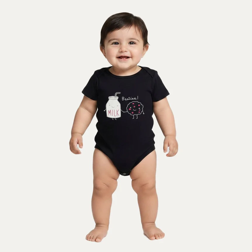 8 Colors Bestie Print Half Body Romper For Summers
