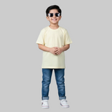 YELLOW PLAIN HALF SLEEVES T-SHIRT FOR SUMMERS