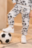 Grey Foot Ball Cozy Luxe Pajama