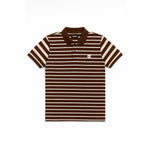 Load image into Gallery viewer, WHITE WITH BROWN STRIPES POLO FOR MEN
