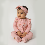 Baby Pink Fairies Romper For Winters