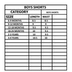BLACK SHADED DOUBLE POCKETS SHORTS FOR BOYS