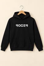 Black Roger Luxe Fleece Hoodie