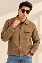 Brown Double Pocket Jacket