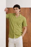 Green-Premium Quality Half Sleeves Casual Shirt For Men