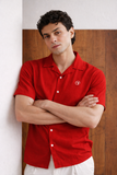 Red-Premium Quality Half Sleeves Casual Shirt For Men