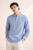 SKY BLUE KURTI STYLE - PREMIUM QUALITY CASUAL SHIRT FOR MEN