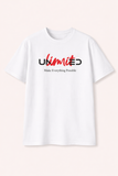 WHITE "UNLIMITED" PRINT T-SHIRT FOR MEN