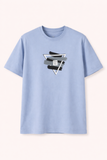 BLUE "WEAR YOUR PASSION" PRINT T-SHIRT FOR MEN
