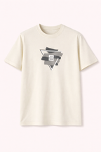 CREAM "WEAR YOUR PASSION" PRINT T-SHIRT FOR MEN