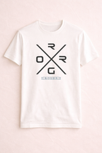 Cream "Roger" Print T-Shirt For Men