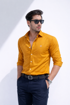 MUSTARD - PREMIUM QUALITY CASUAL SHIRT FOR MEN