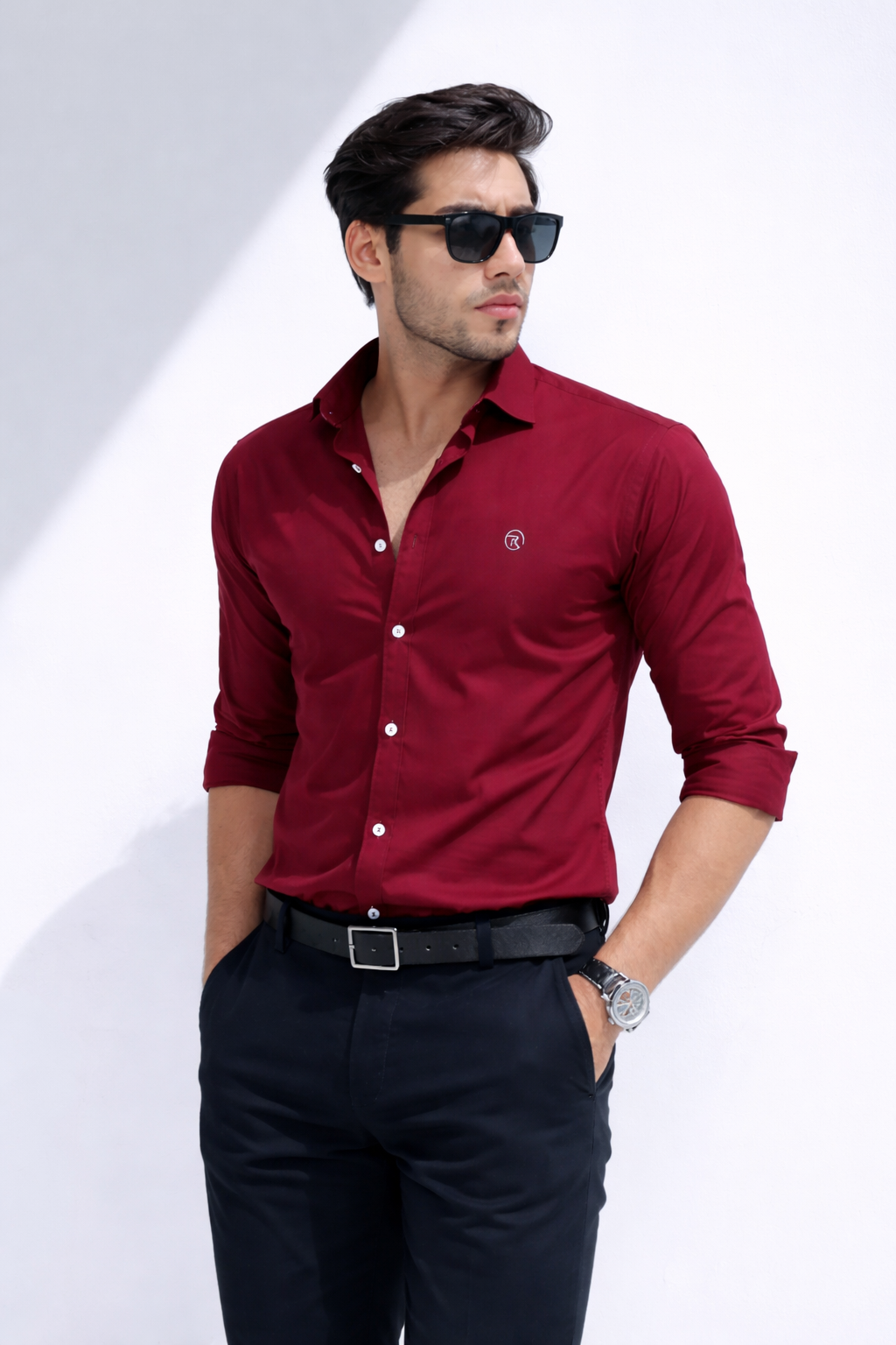 MAROON - PREMIUM QUALITY CASUAL SHIRT FOR MEN Main image