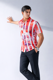 MULTY PRINTED LINEN CASUAL SHIRT FOR MEN
