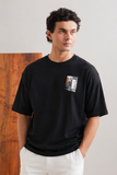 Black "New Style" Print T-Shirt For Men