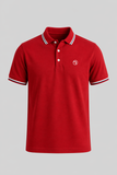 Red PK Fabric Polo For Mens