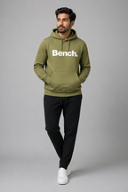 Bench Light Green Hoodie For Mens