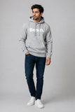 Bench Hazel Grey Hoodie For Mens