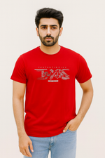 Load image into Gallery viewer, ORANGE &quot;TXS&quot; PRINT T-SHIRT FOR MEN
