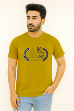Load image into Gallery viewer, MUSTARD &quot;AUTHENTIC WEAR&quot; PRINT T-SHIRT FOR MEN
