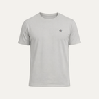 Hazel Grey Plain Activewear T-shirt For Mens