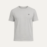 Hazel Grey Plain Activewear T-shirt For Mens