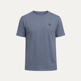 Blue Plain Activewear T-shirt For Mens