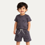 Grey Pooh Print Cotton Jersy Suit For Boys