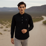 BLACK KURTI STYLE - PREMIUM QUALITY CASUAL SHIRT FOR MEN