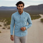 Load image into Gallery viewer, SEA GREEN - PREMIUM QUALITY CASUAL SHIRT FOR MEN
