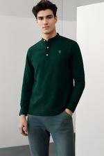 Load image into Gallery viewer, GREEN KURTI STYLE - PREMIUM QUALITY CASUAL SHIRT FOR MEN
